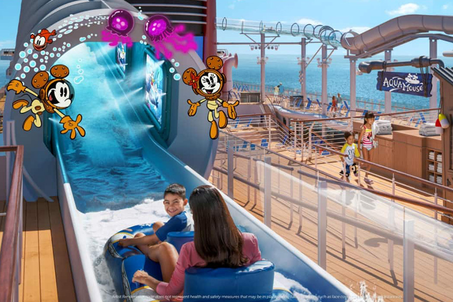 Disney Wish Disney Cruise Line Aquacoaster
