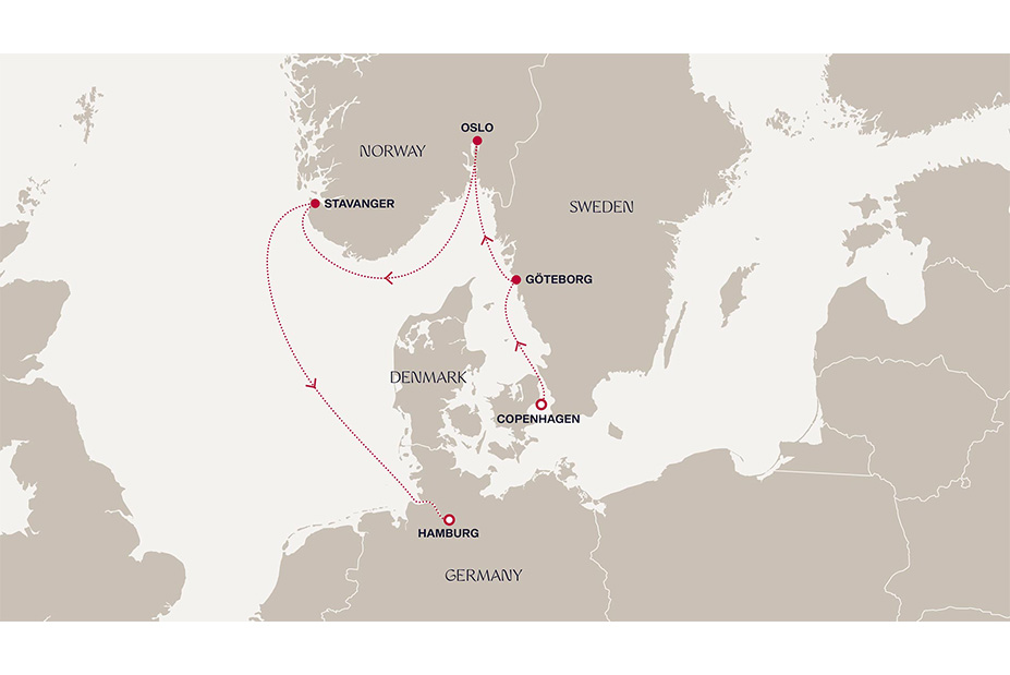 Explora Journeys Itinerary Danish Designs & Hanseatic Style